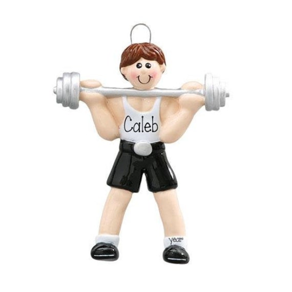 Personalized WEIGHT Liftingmale Weightlifterchristmas