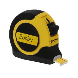 Personalized Tape Measure Ornament ~ Construction Worker Gifts ~ Handy Man Christmas Ornament ~ Construction Man ~ building Contractor