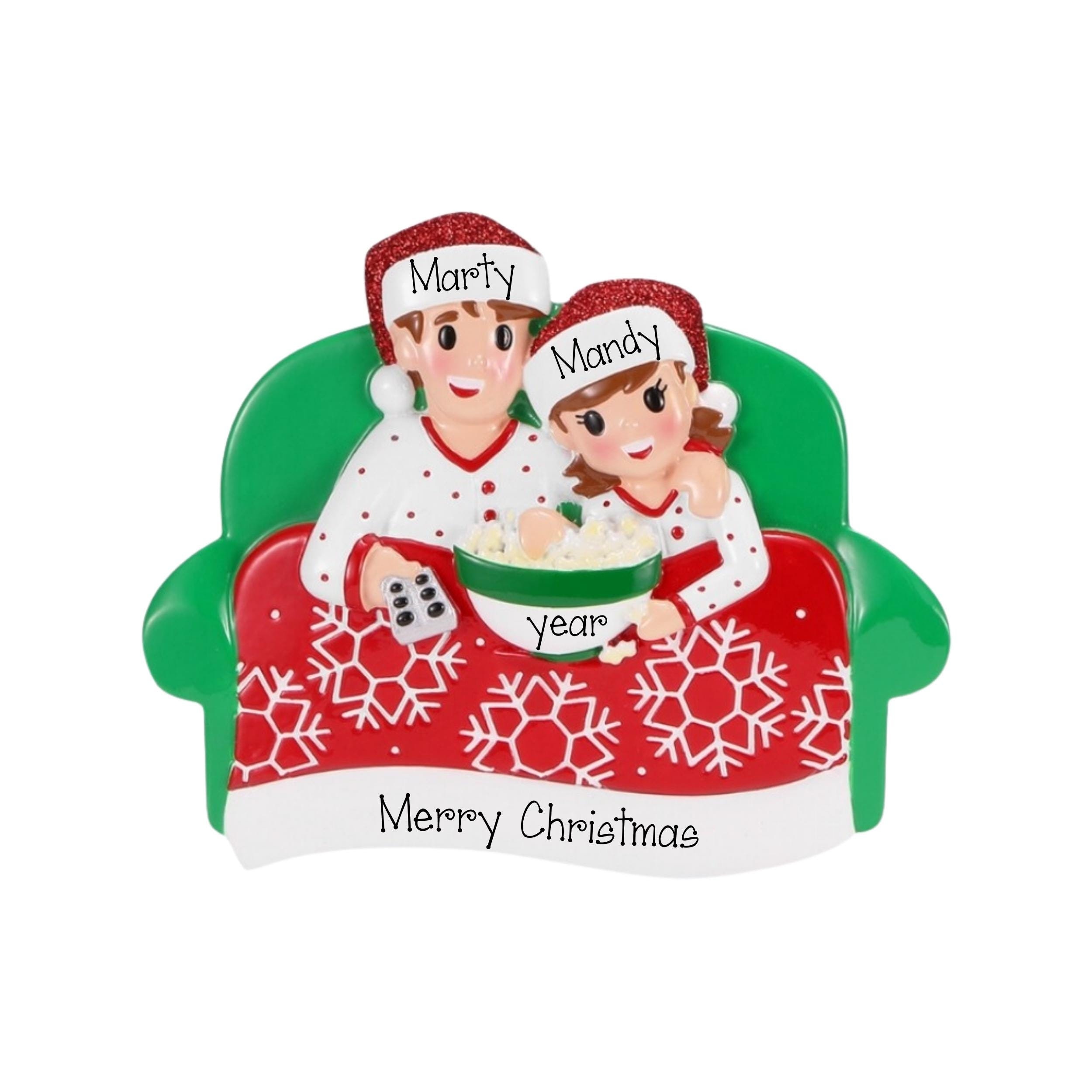 Buy ECraftIndia Cute Couple Sitting On Beanch Holding Love Decorative Multi Color
