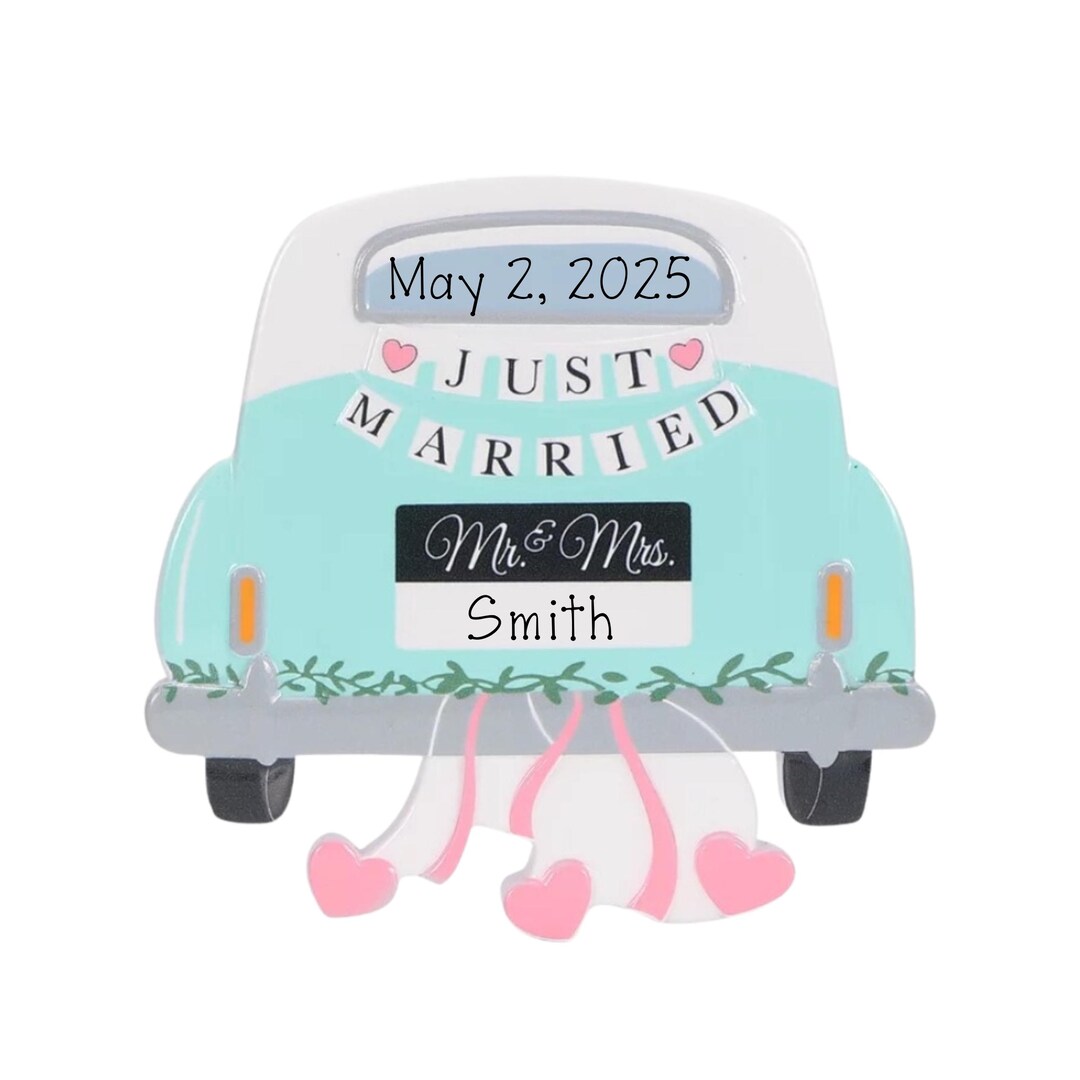 Banderole Mariage "Just Married" - 13 Styles Vintage