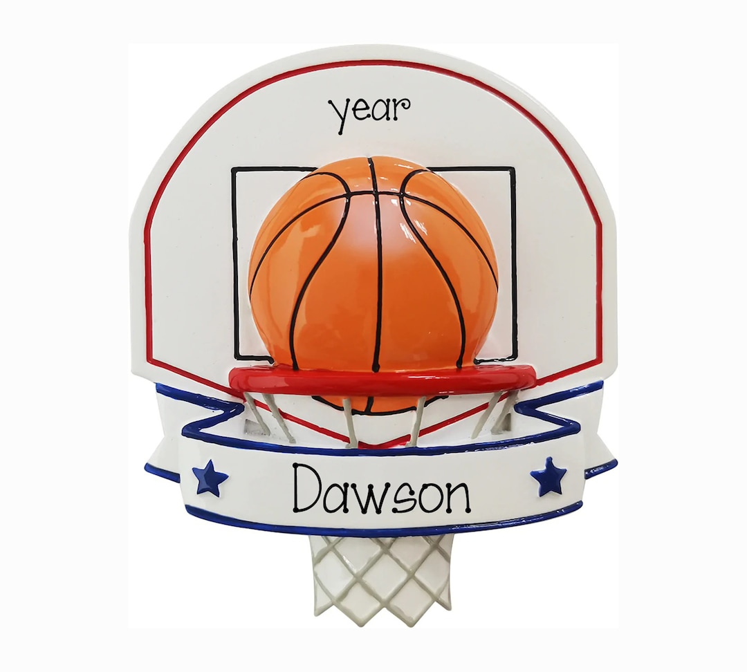 BASKETBALL Ornamentchristmas Ornamenthand Personalized