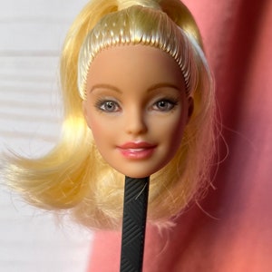 OOAK repaint doll head (Barbie mold Millie)