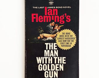 The Man With The Golden Gun By Ian Fleming Vintage Paperback Book