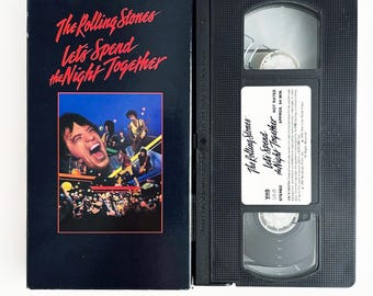 The Rolling Stones Let's Spend The Night Together - VHS Cassette Tape