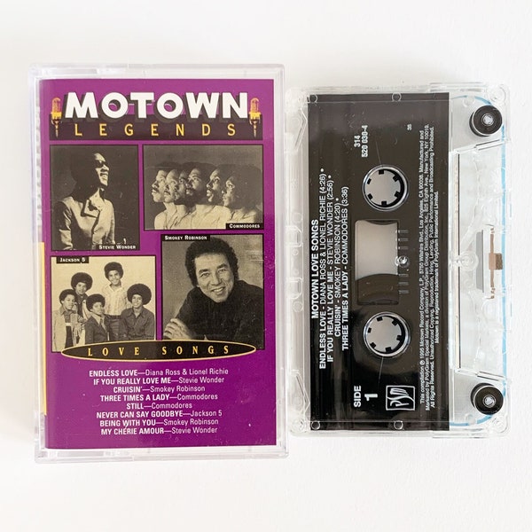 Love Songs - Motown Legends - Cassette Tape