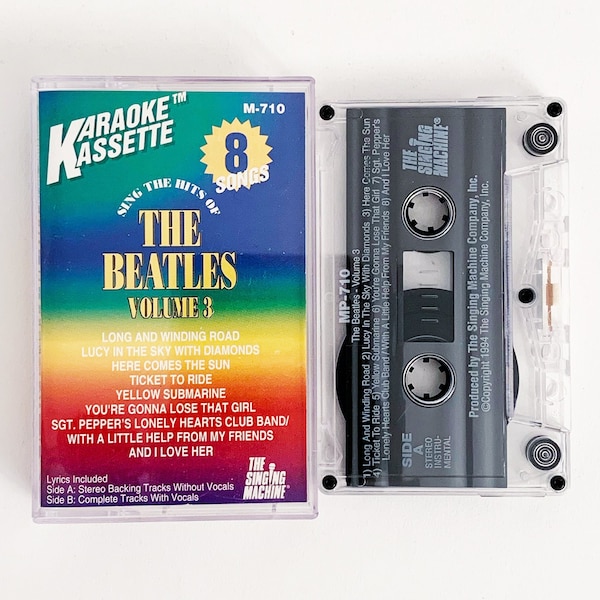 Karaoke Kassette - The Beatles Vol 3 - Cassette Tape