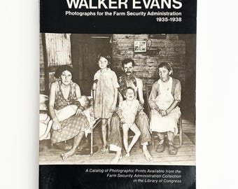 Walker Evans Photographs For The Farm Security Administration 1935-1938 Vintage Paperback Book