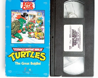 Burger King Kids Club - Teenage Mutant Ninja Turtles - The Great Boldini - VHS Cassette Tape