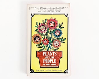 Plants Are Like People By Jerry Baker Vintage Paperback Book