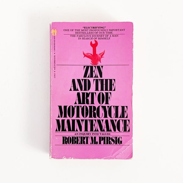 Zen And The Art Of Motorcycle Maintenance By Robert M. Pirsig Vintage Paperback Book