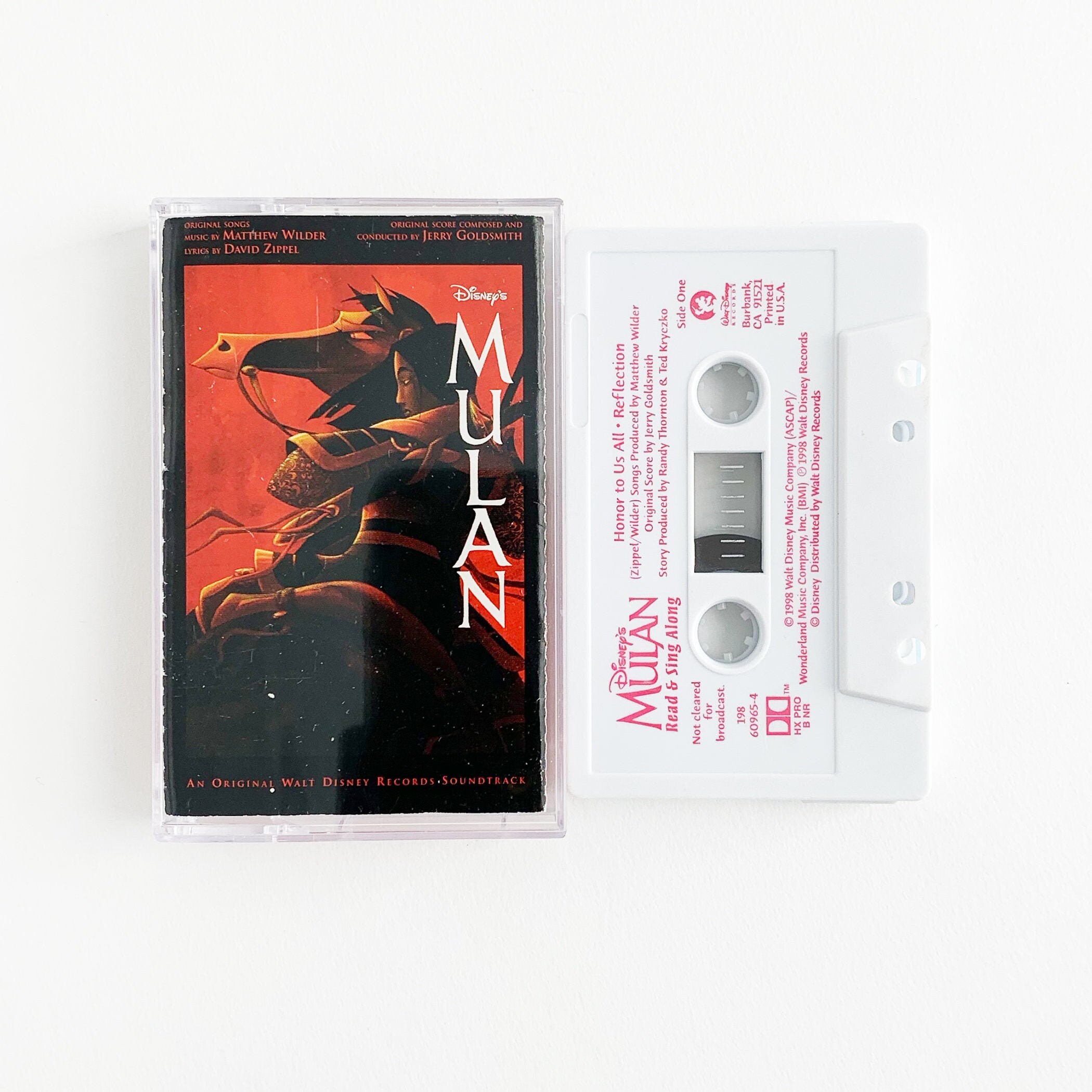 Mulan Original Recording Soundtrack Cassette Tape Etsy Uk