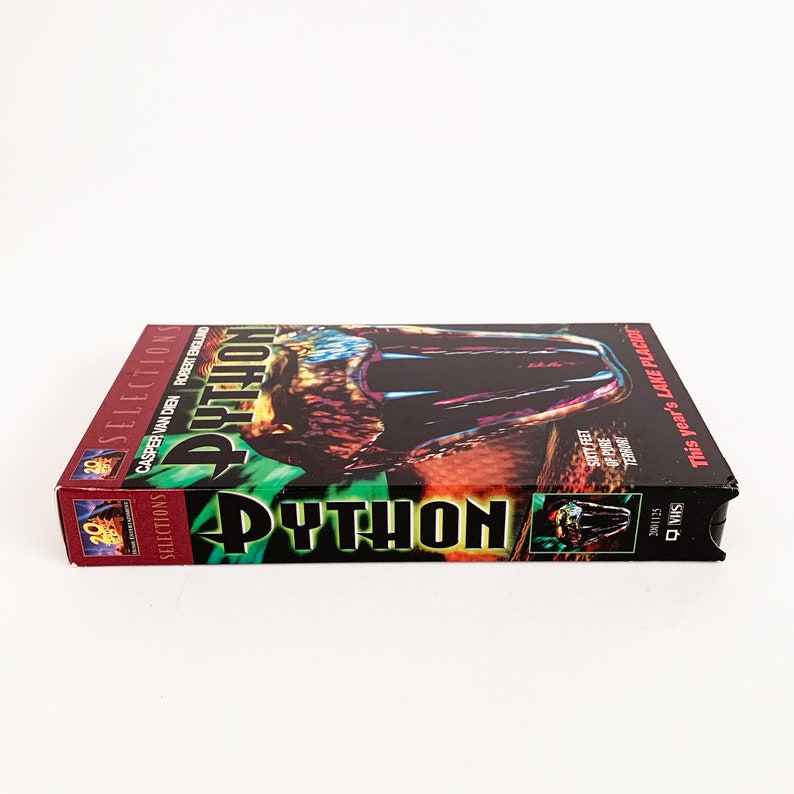 Python - VHS Cassette Tape - Etsy