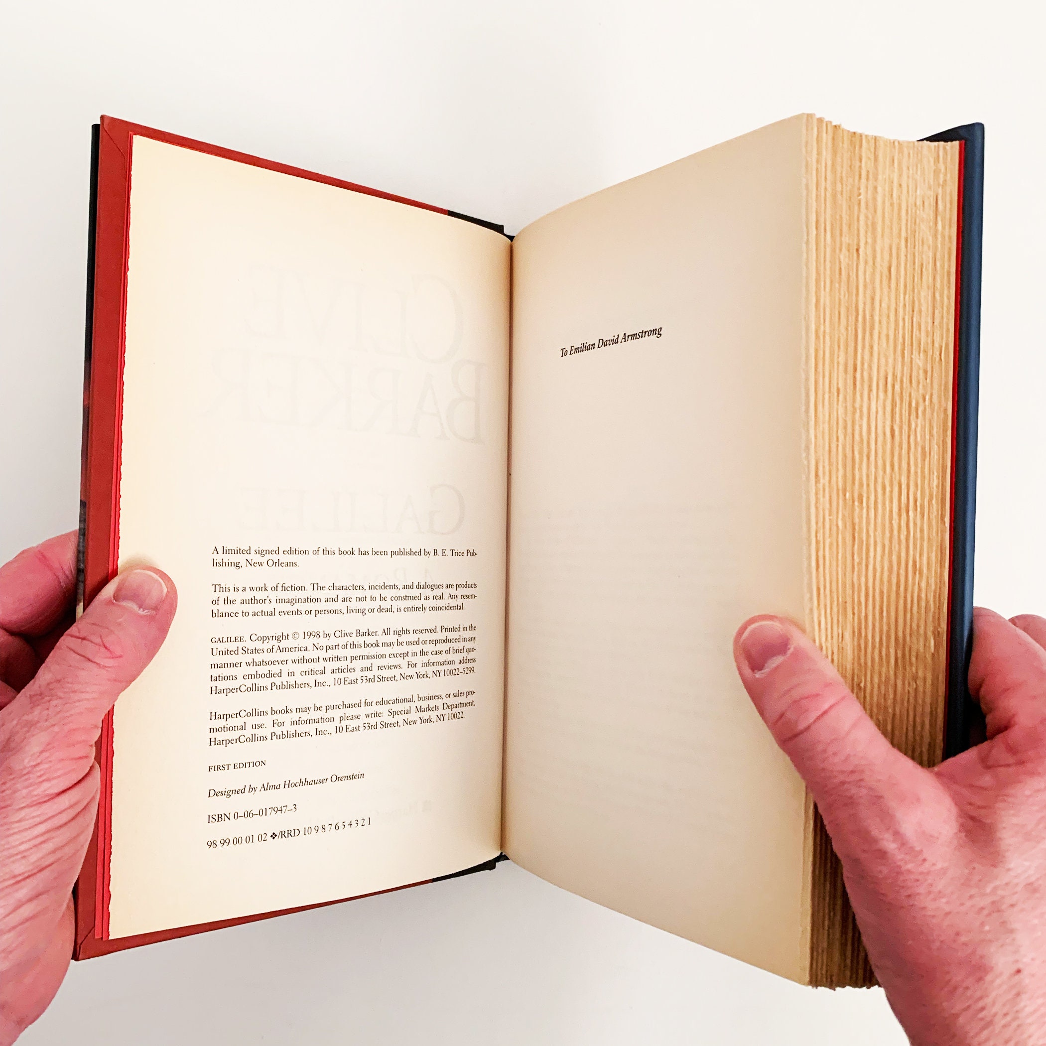 Clive Barker - Galilee - Signed 【公式通販】