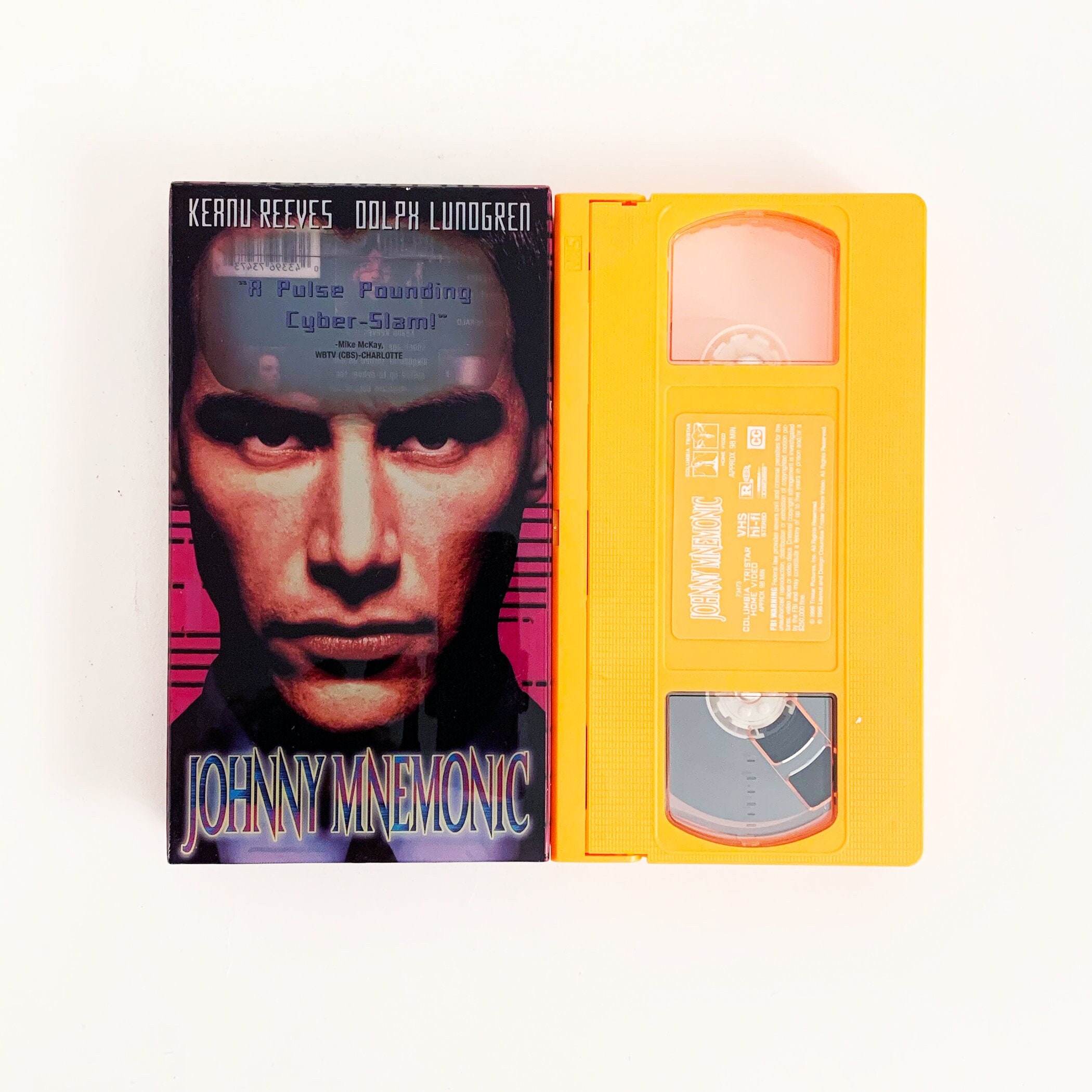 Johnny Mnemonic - VHS Cassette Tape - Etsy