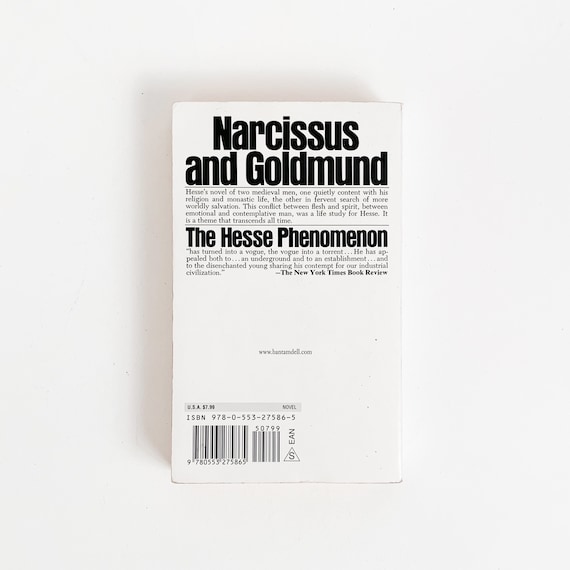 Narcissus And Goldmund By Hermann Hesse Vintage Paperback Book - Etsy