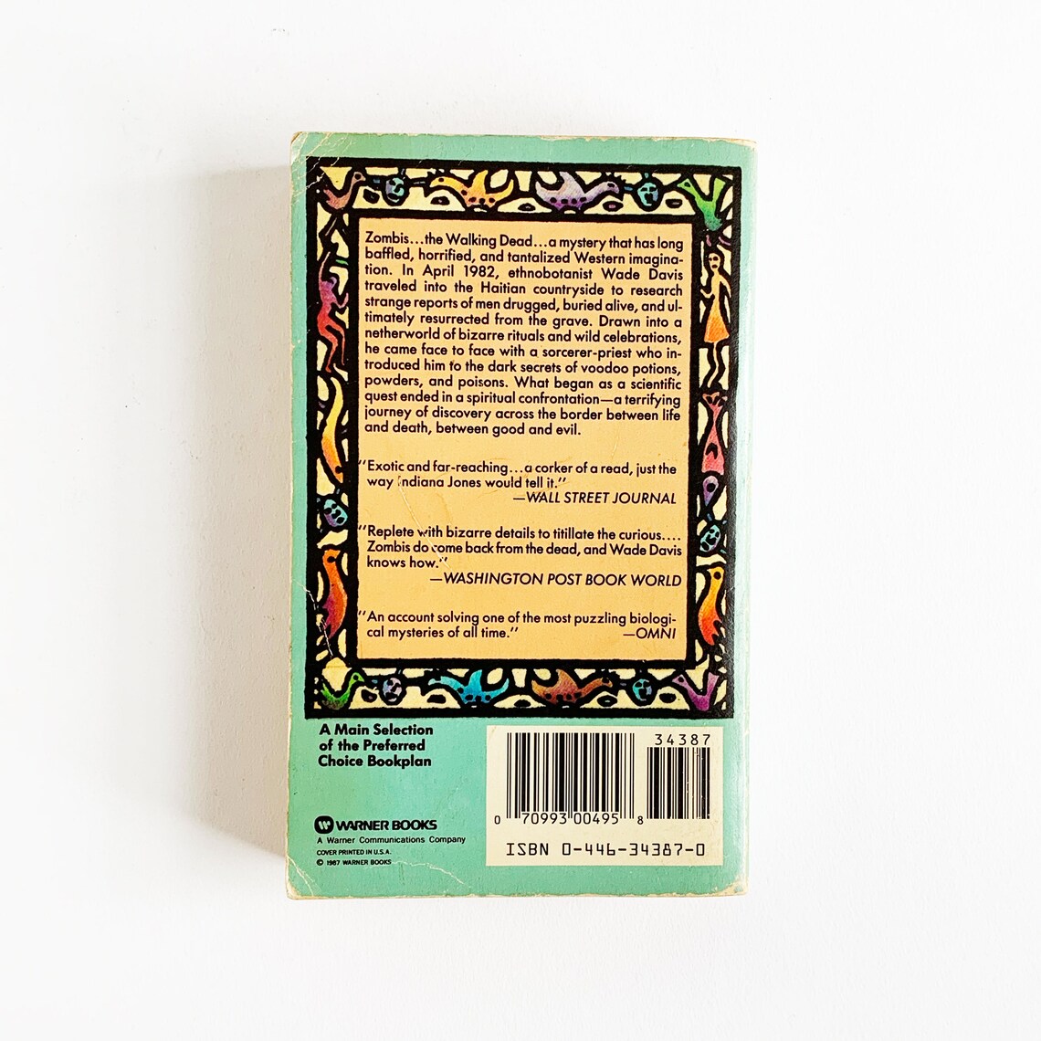 La serpiente y el arco iris por Wade Davis Vintage Libro en Etsy La serpiente y el arco iris por Wade Davis Vintage Libro en Etsy