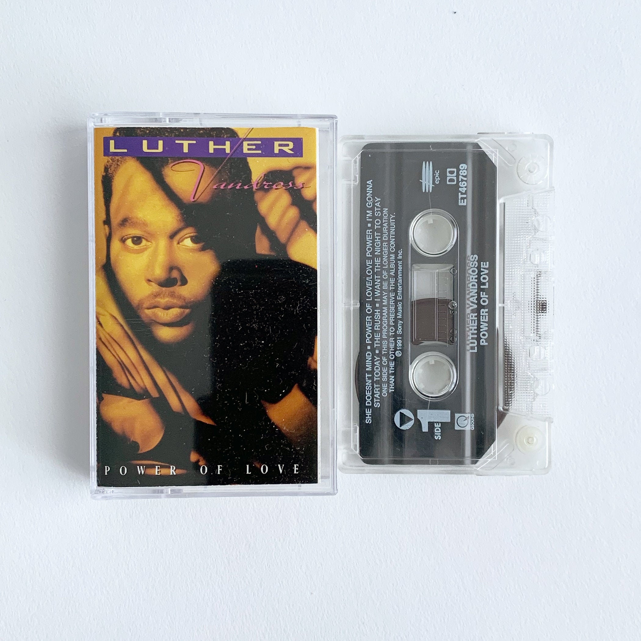 Power Of Love - Luther Vandross - Cassette Tape