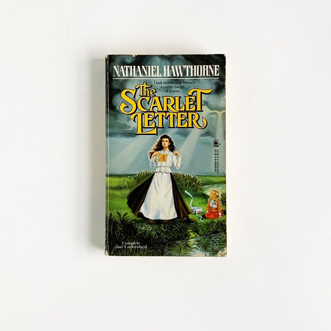 The Scarlet Letter by Nathaniel Hawthorne Vintage Paperback Book - Etsy