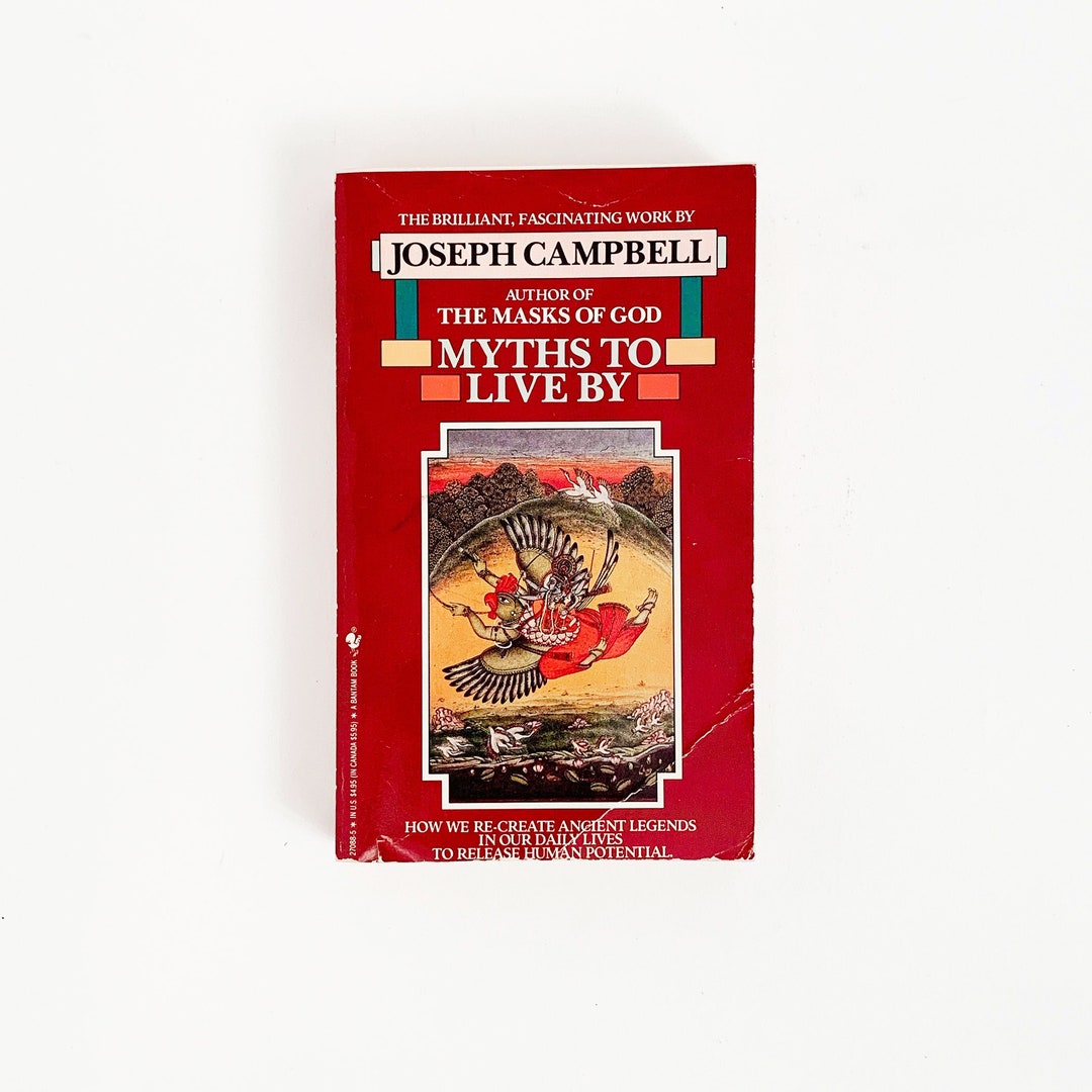 Myths to Live by by Joseph Campbell Vintage Paperback Book - Etsy