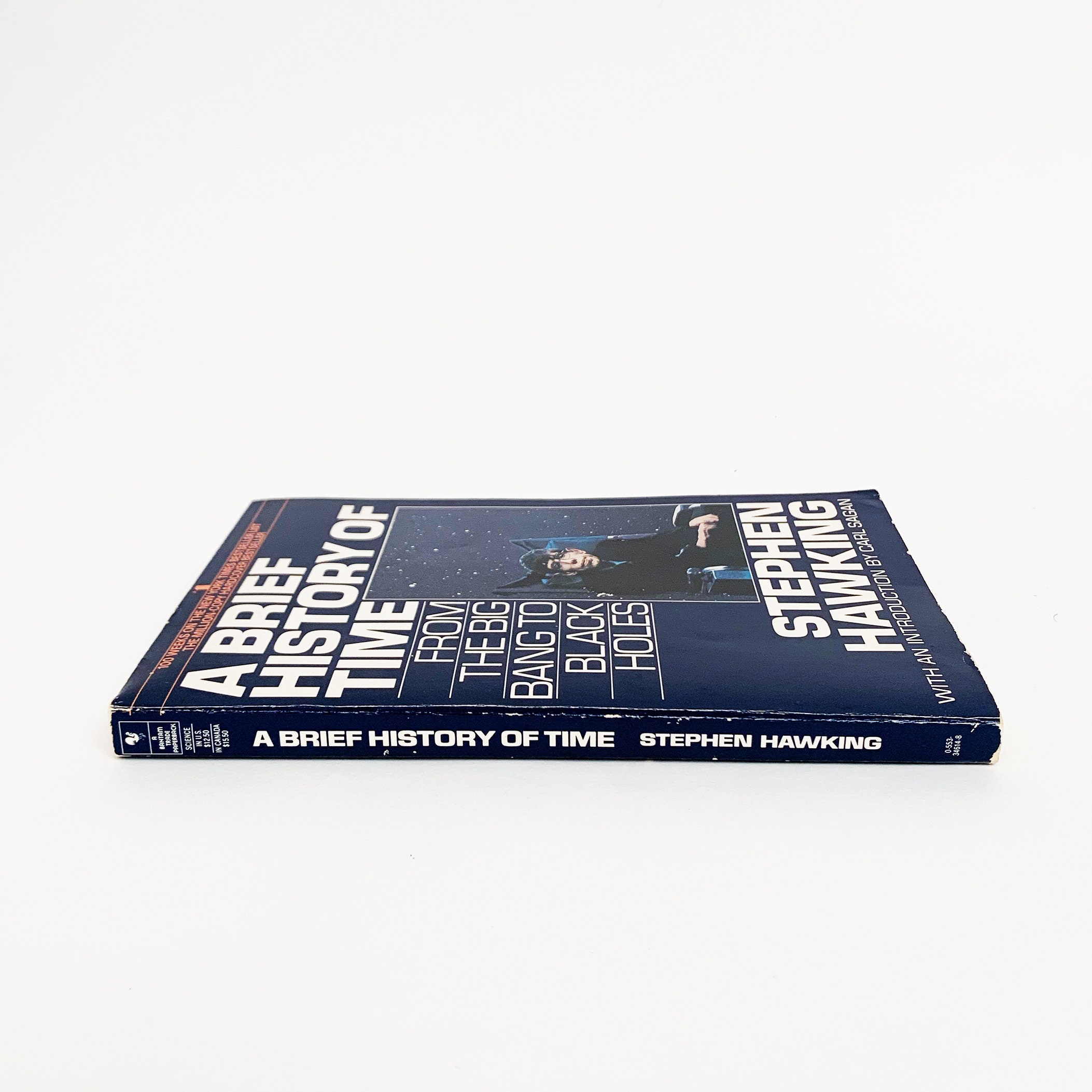 A Brief History of Time by Stephen Hawking Vintage Paperback Book