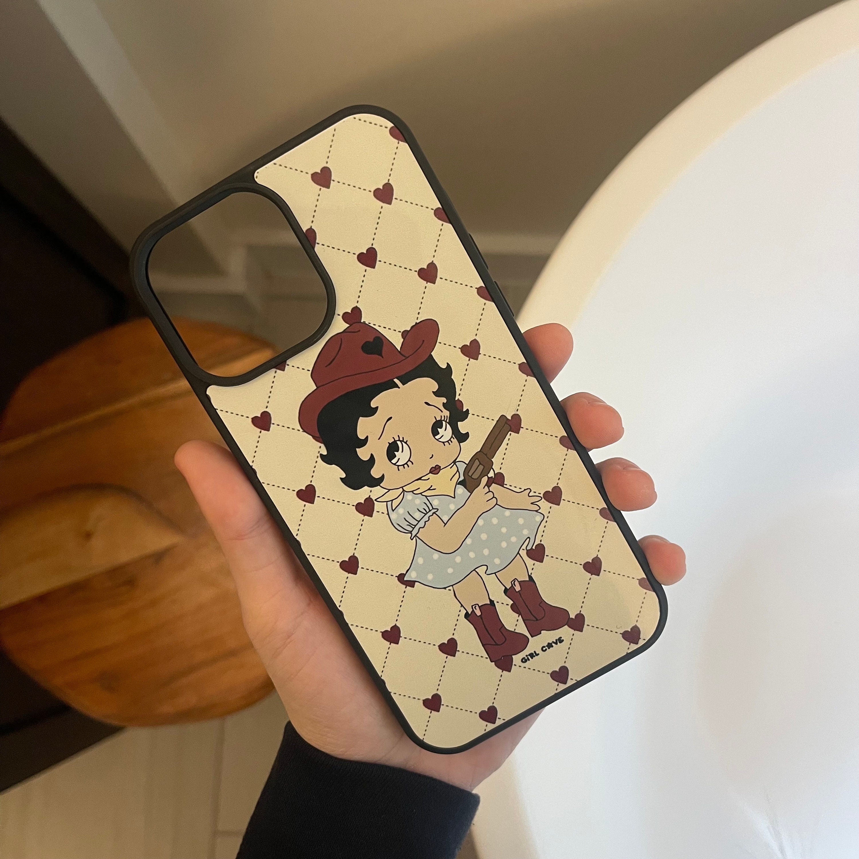 MOSCHINO - Moschino &quot;BETTY BOOP&quot; Iphone カバー Moschino Pink Bear Logo IPhone 6/6S/7/8 Plus Case A 7909