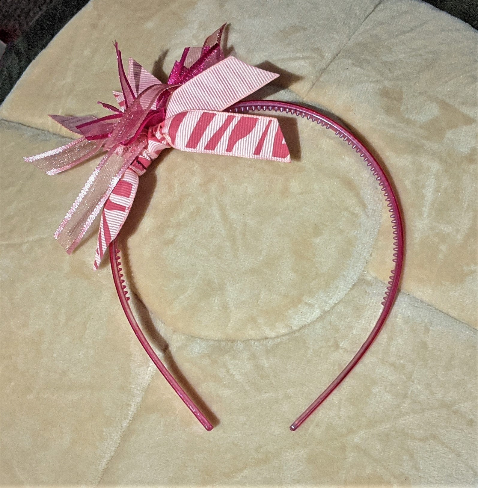 InthePink Ribbon Hairband Etsy