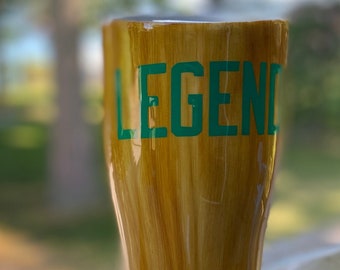 Custom woodgrain tumblers