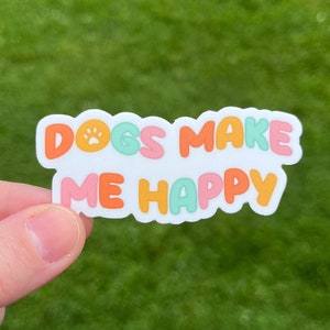 Hundeaufkleber, Be Art To Dogs, Hundemama Aufkleber, Hundeliebhaber, Sag deinem Hund, dass ich Hi gesagt habe