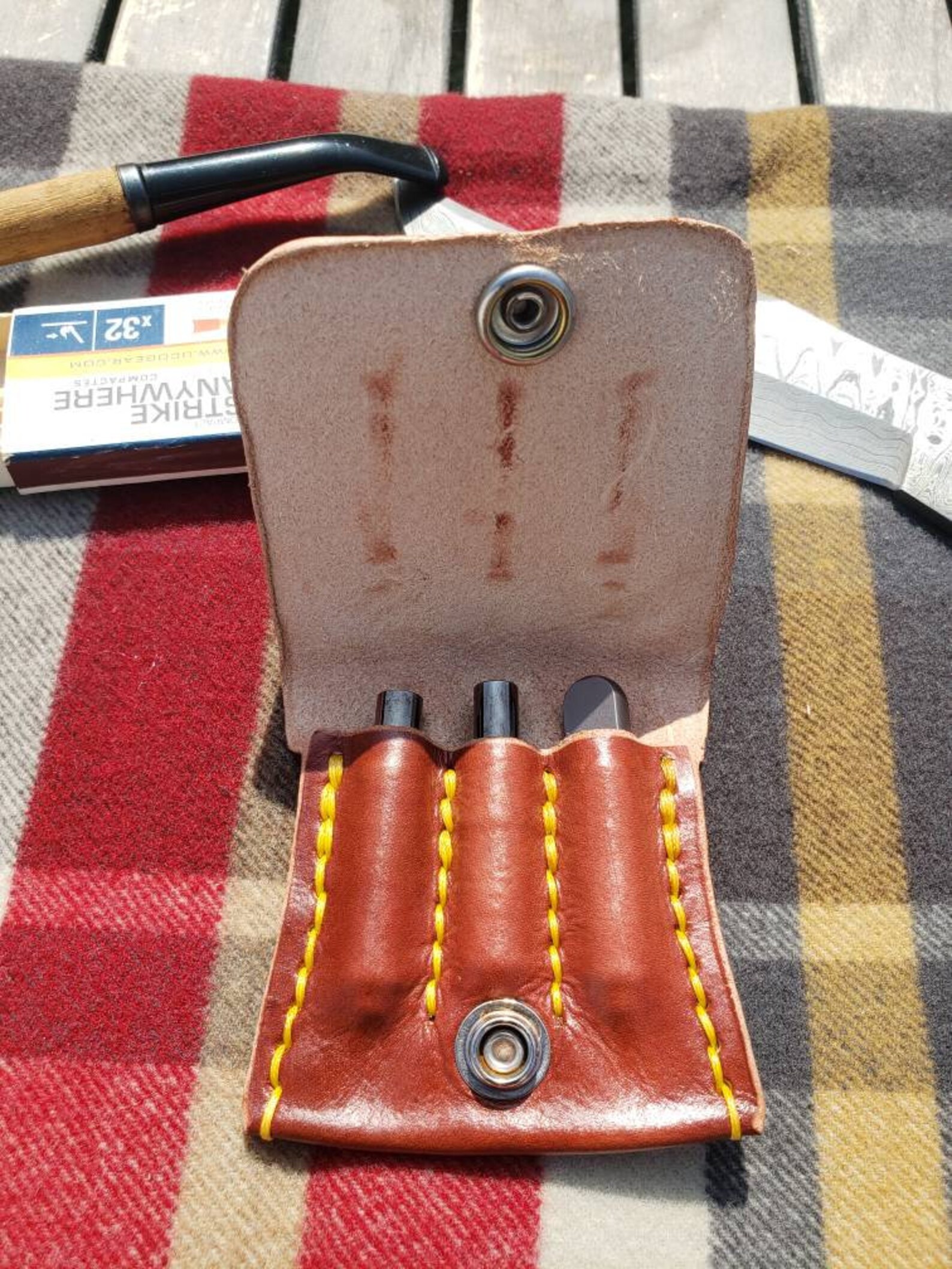 Slim Handcrafted Leather Vape cartridge case holder wallet Etsy