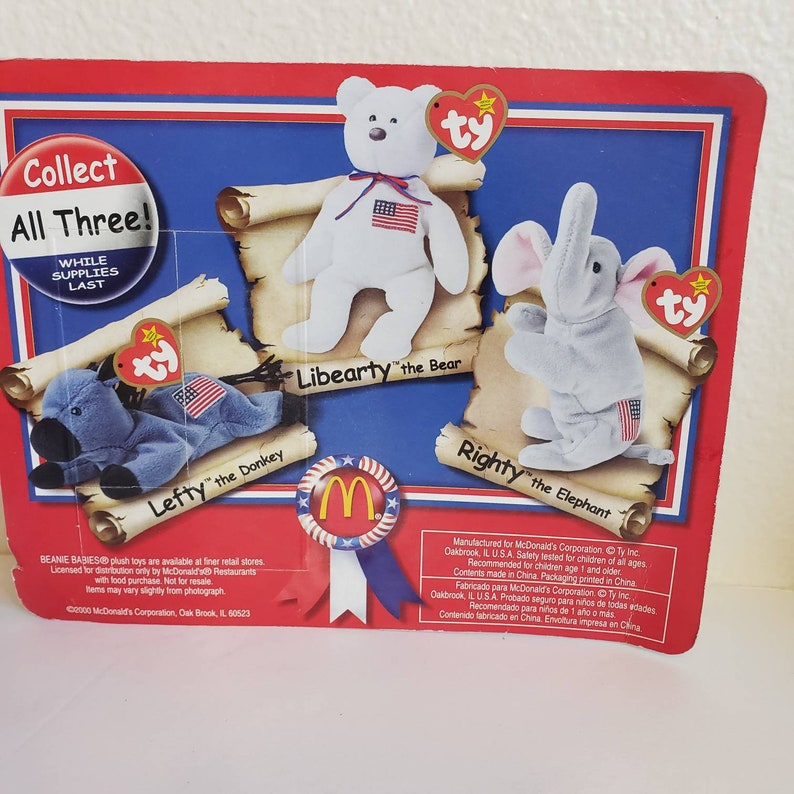 Ty Beanie Babies American Trio Etsy