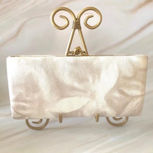 Vintage MCM Olvera S.A. Leather Clutch Purse -  Made in Mexico