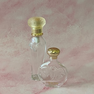 Vintage Nina Ricci L&#39;Air Du Temps Perfume Bottles: Double Dove Miniatures