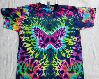 butterfly tie dye shirt