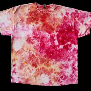 Pinks and Peach Ice Tie Dye T-shirt ADULT SIZE SM Great gift idea for Back to School, Christmas, Birthday