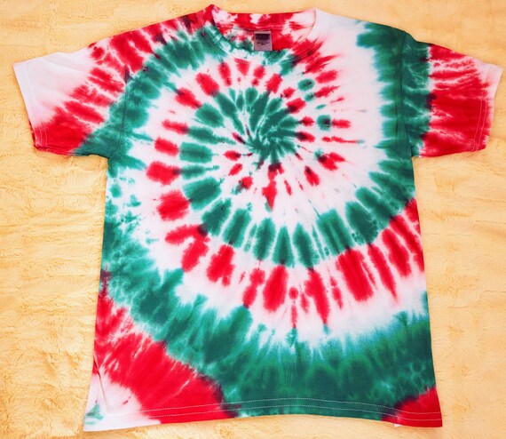 White Spiral Tie Dye T-shirt ADULT 