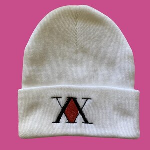 logo beanie | embroidered beanie | knit beanie | embroidered white beanie | minimalistic beanie