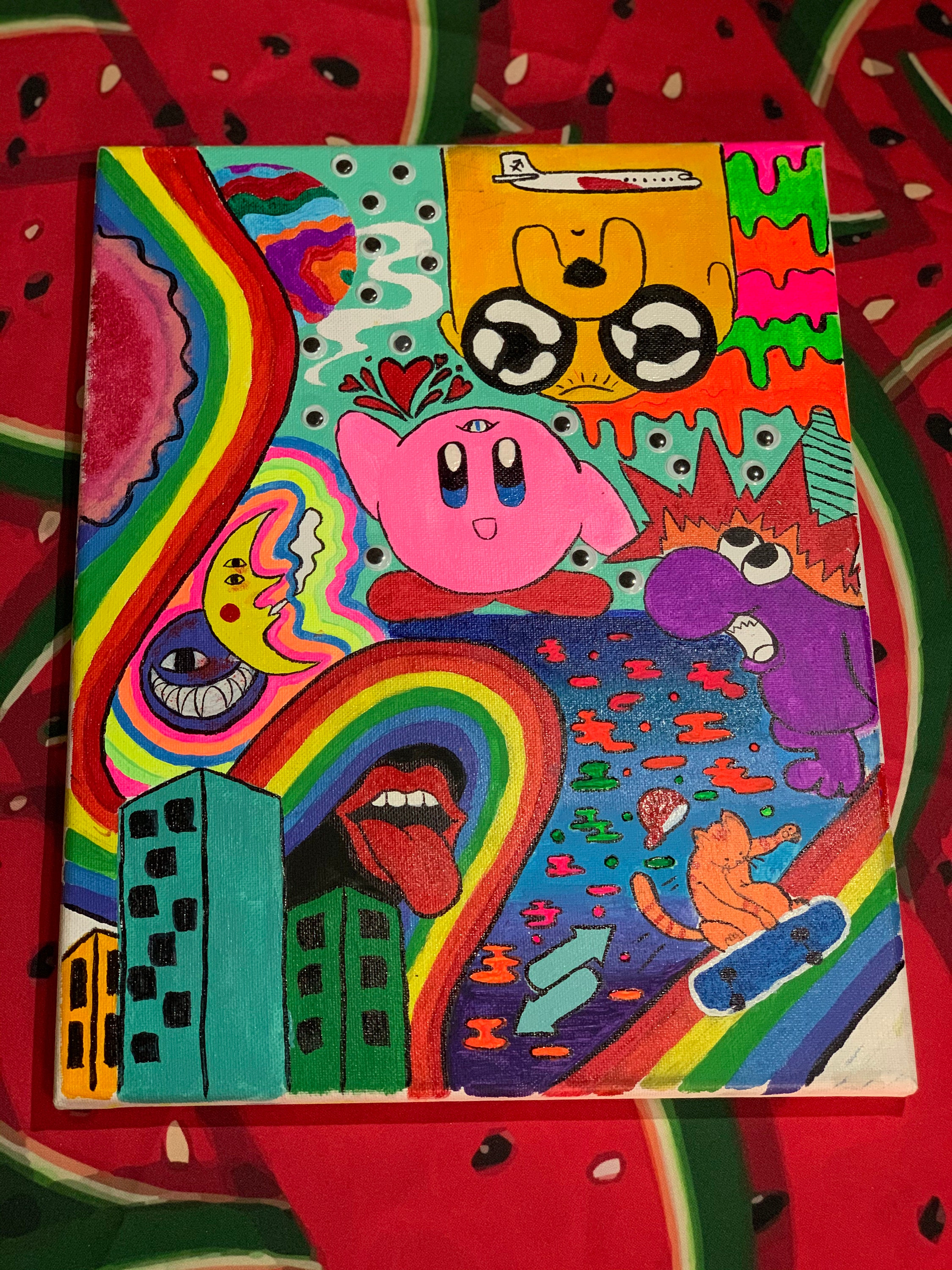 Cartoon Paintings - Etsy Cartoon Paintings - Etsy