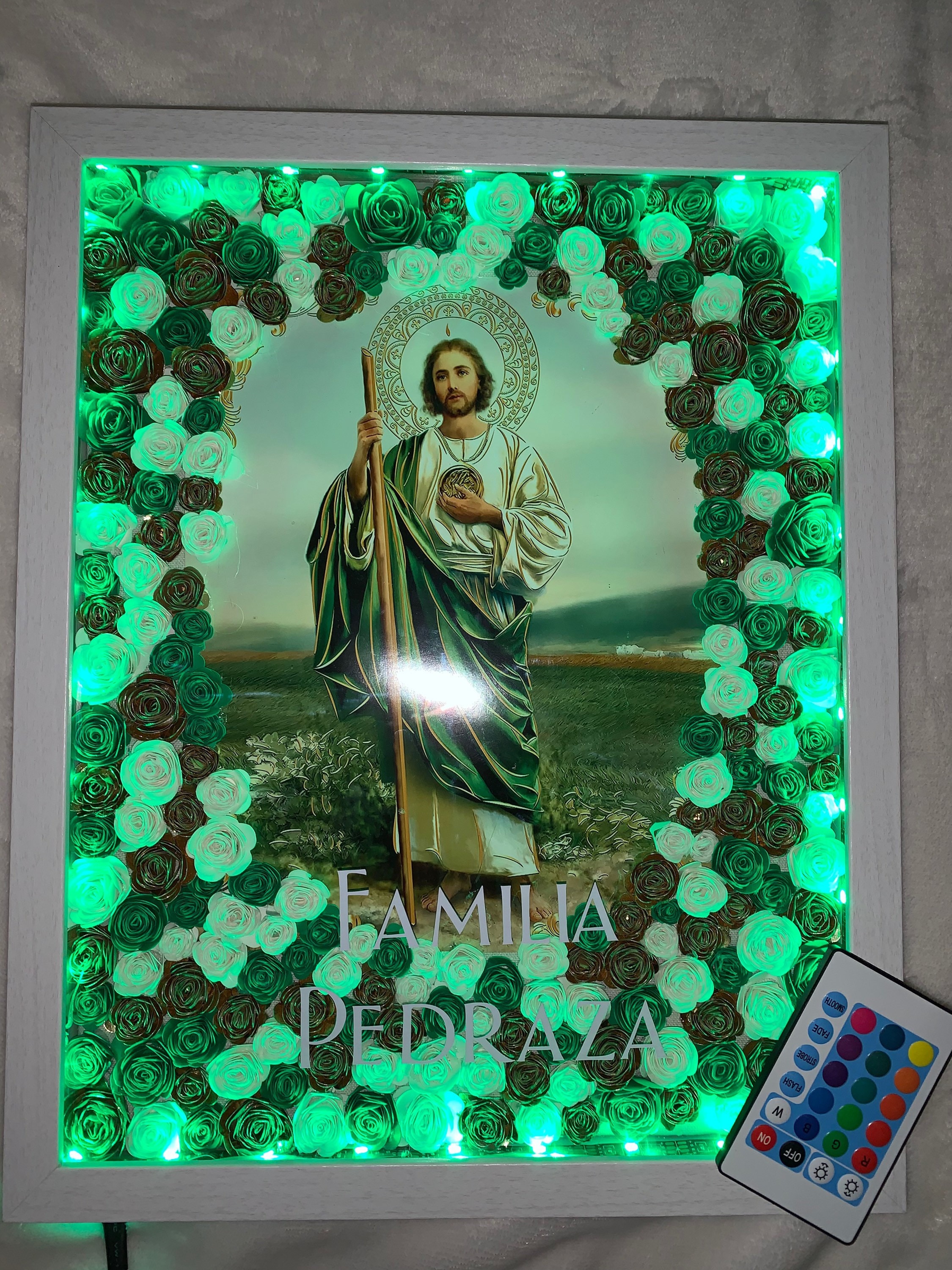 Customizable Shadow Box with LED Lights Etsy