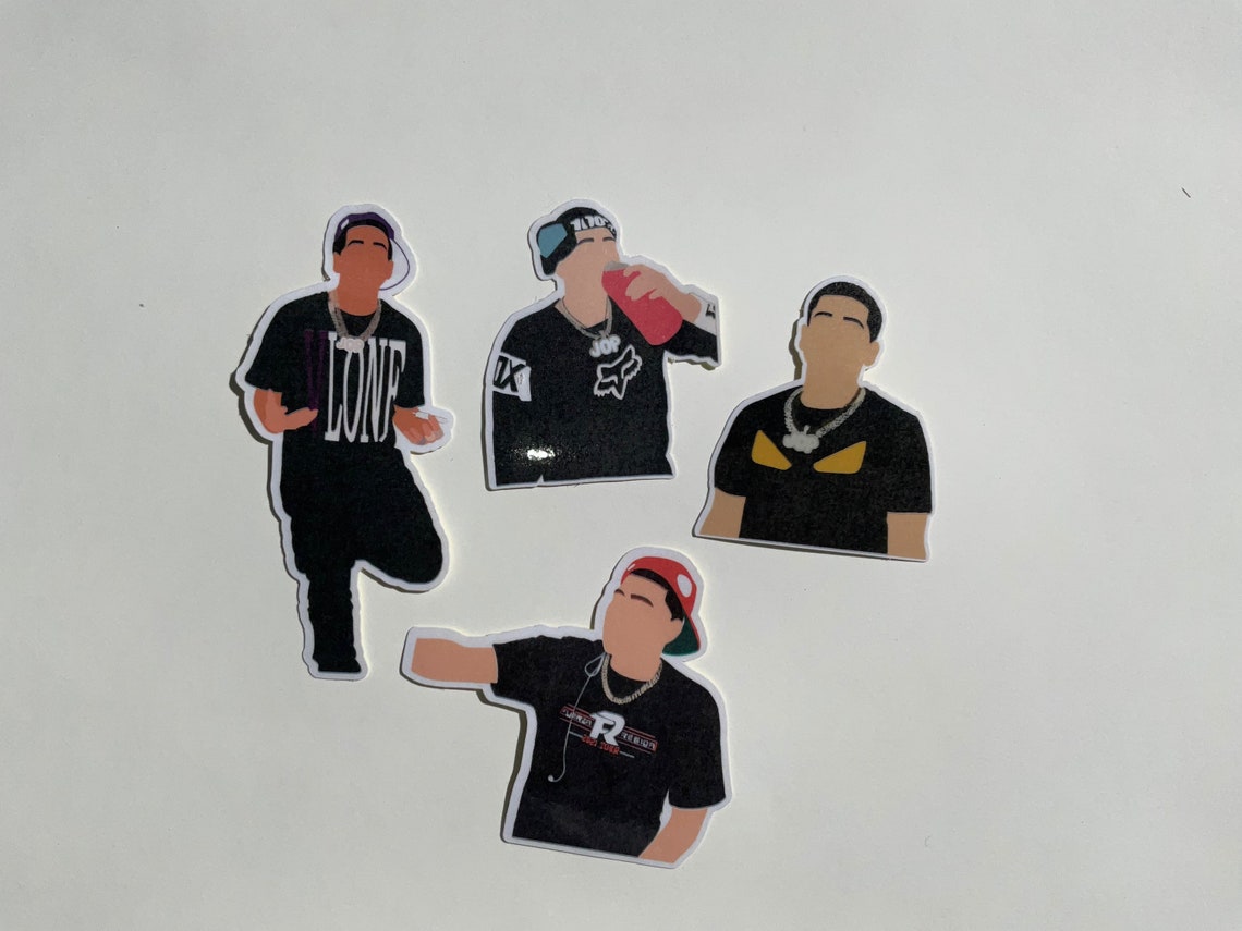 JOP Fuerza Regida Inspired Stickers Etsy