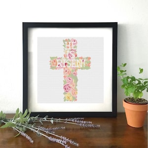 Cross Stitch PDF Pattern He Is Risen!