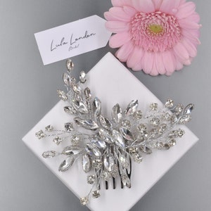 Braut Haarkamm, Hochzeit Haarschmuck Kamm Pin Clip, Tiara, Braut, Kristallkamm