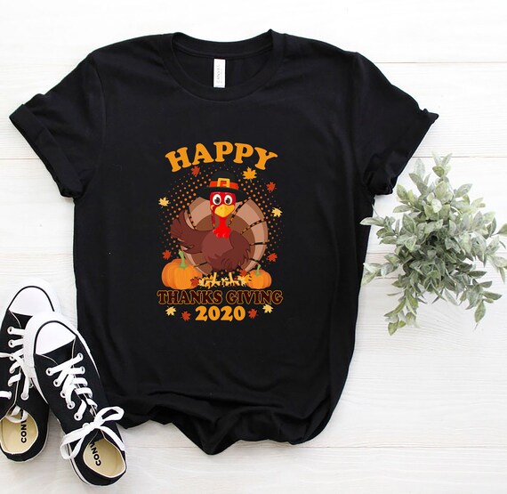 Happy Thanksgiving 2020 T-shirt Brown 