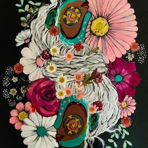 Everlasting Beauty / Art Print By African American Artist / Black Artist