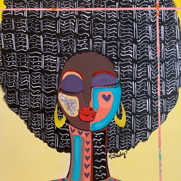 Free2Be Art  / Art Print By African American Artist / Black Artist