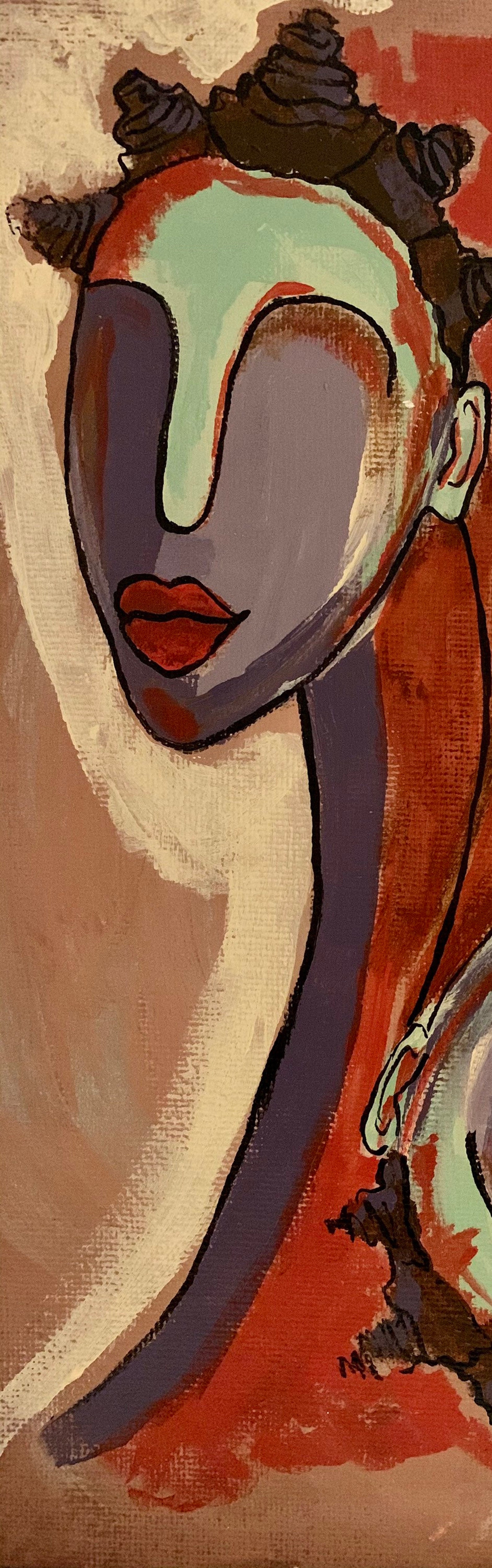 Women empowerment Afro Art Black Artist black art for sale Etsy