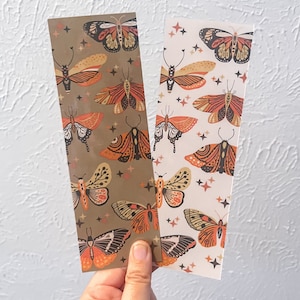 Double Sided Bookmark, Cute Bookish Gifts for Readers, Boho Bookmark for Women, Autumn Bookmark, Hippie Accessories for Girls, Fall Bookmark