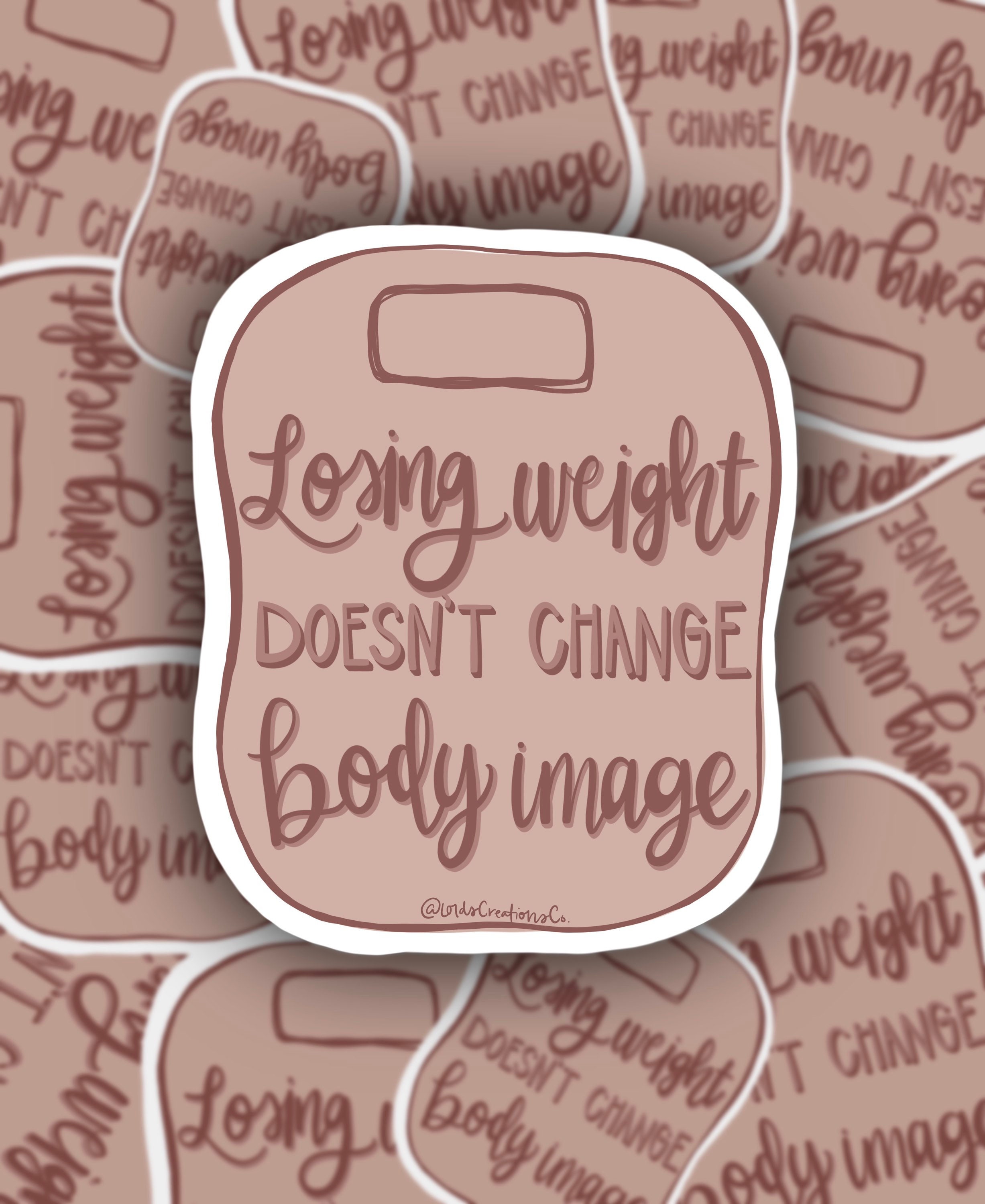 Waterproof Body Image Quote Sticker, Self Love Vinyl Decal - Etsy