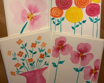 Watercolor Greeting Card Blank Inside 5x7 Printable Greeting Card Mary and Joseph Instant Download Hand Painted W111