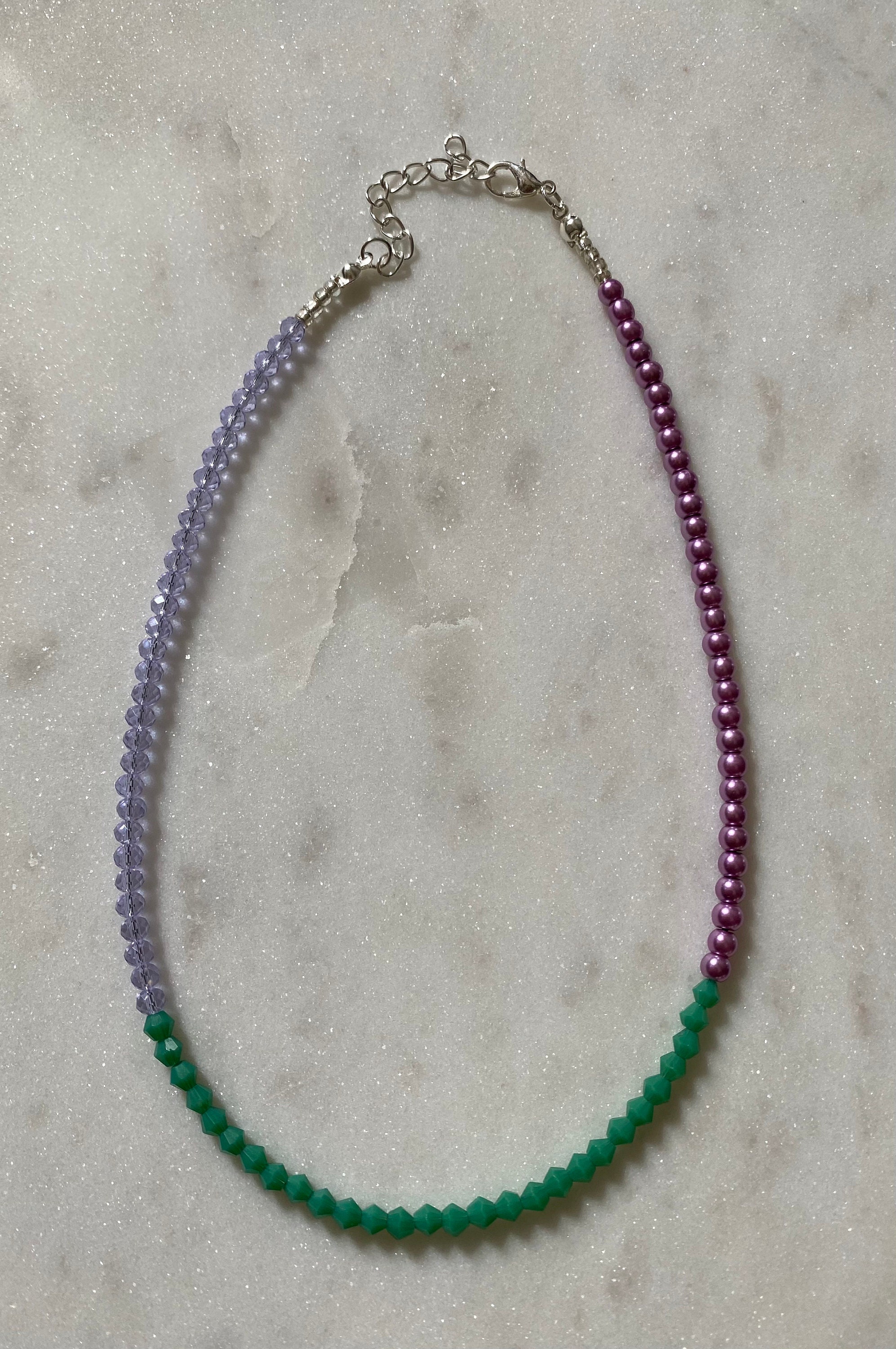 BTS V Inspired Necklace, Beaded Necklace, Beaded Jewelry