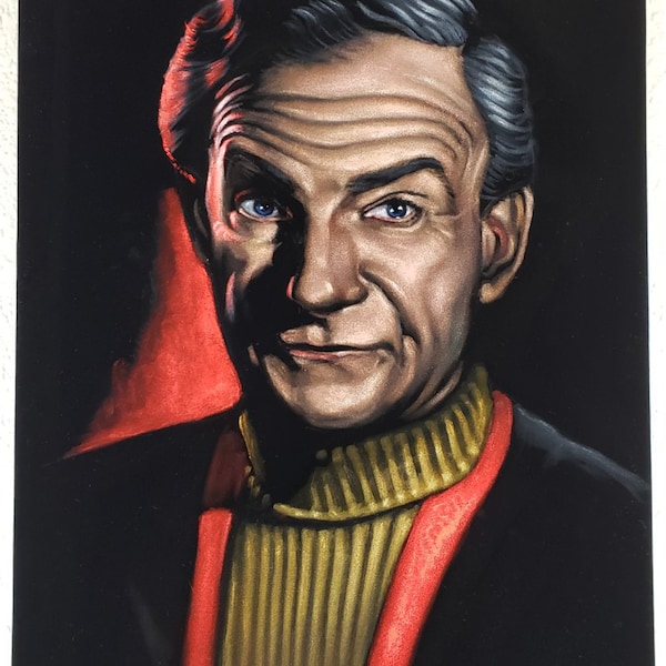 Dr. Smith Lost In Space velvet painting Gwen Rosewater